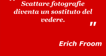 Erich Froom - scattare fotografie diventa un sostituto del vedere
